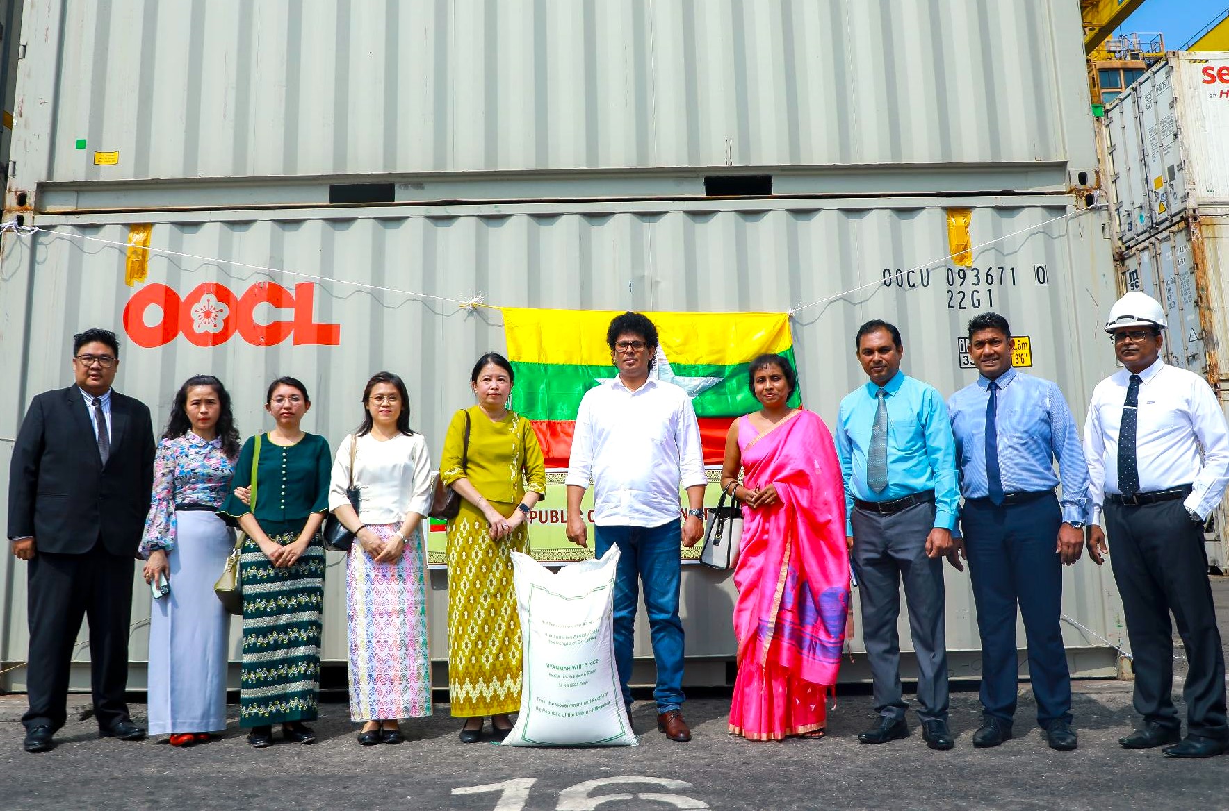 මියන්මාරයෙන් සහල් මෙට්‍රික් ටොන් 500 ක ආධාරයක්. - 09.02.2026