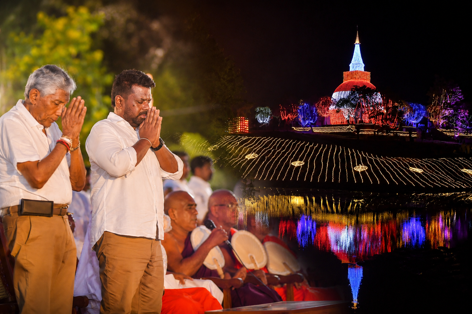 තන්තිරිමලේදී පොසොන් ආලෝක පූජාව ඇරඹීම ජනපති ප්රධානත්වයෙන්. - 29.06.2026