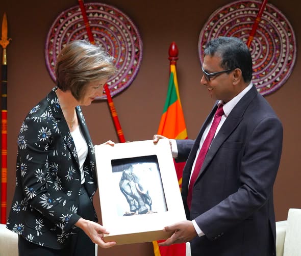 අමාත්ය උපාලි පන්නිලගේ හා ශ්රී ලංකාවේ ස්වීට්සර්ලන්ත තානාපතිනිය අතර හමුවක්. - 09.07.2026