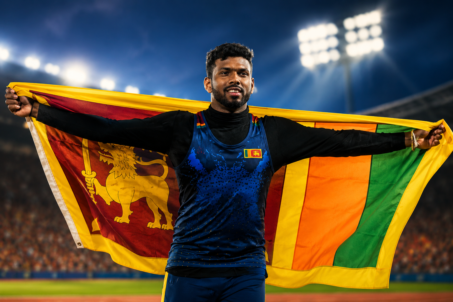 රුමේෂ් තරංගගෙන් රන් පදක්කමක්. - 01.08.2026