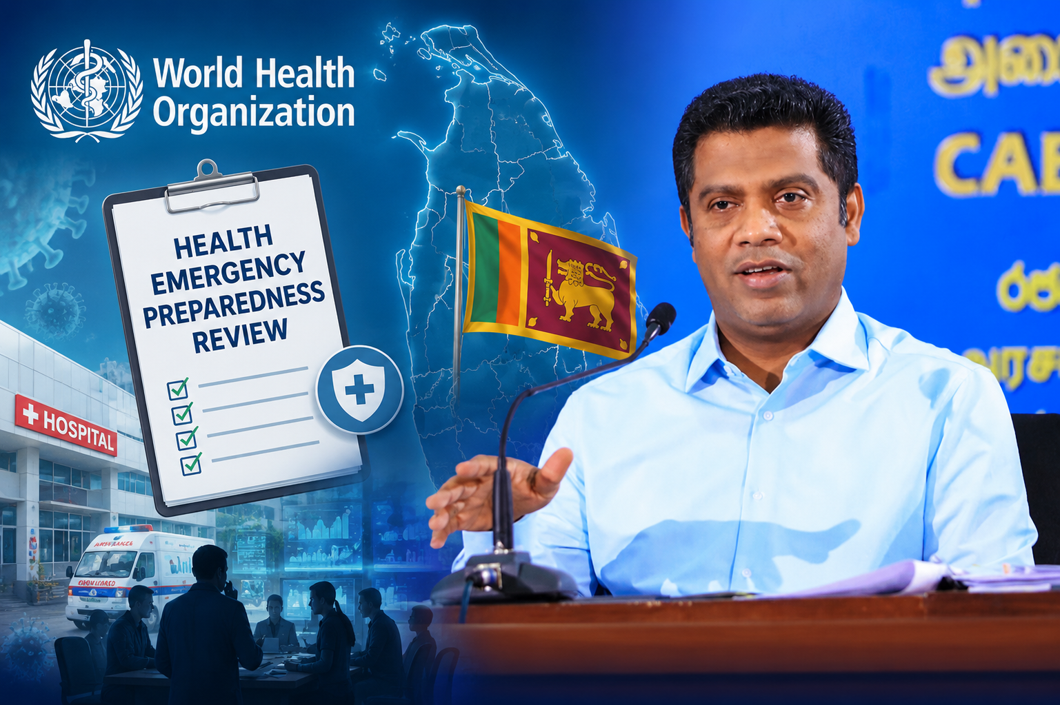 සෞඛ්ය හදිසි අවස්ථා සඳහා ශ්රී ලංකාවේ සූදානම ඇගයීමට WHO සමාලෝචනයක්. - 26.08.2026
